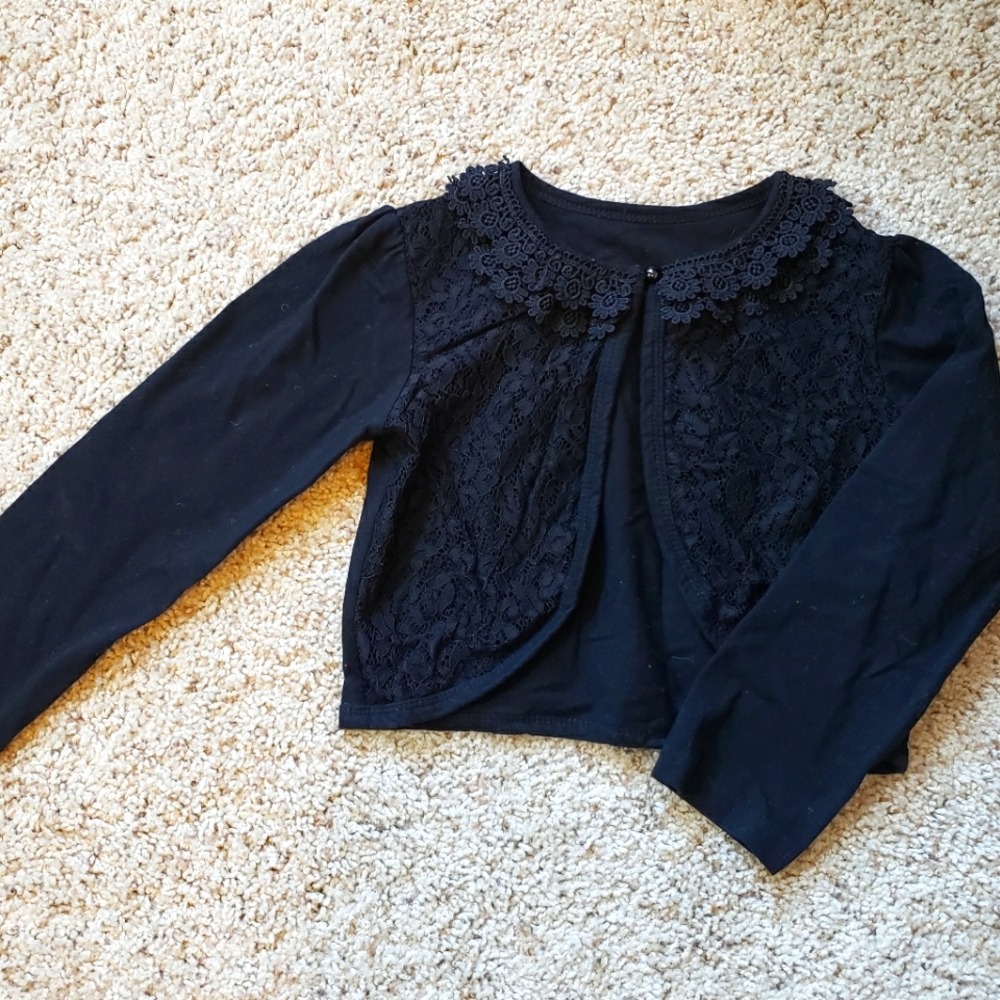 Black Shrug, Girl's Medium